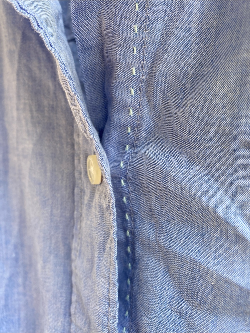 Boden 100% Cotton Button Down in light blue Size 8L - Picture 3 of 14